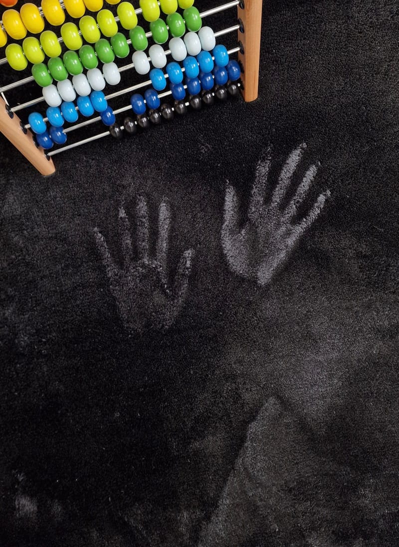 Cozy Ryamatta 110x160 cm Rektangulär - Svart - Textilier & mattor - Mattor - Modern matta - Ryamattor