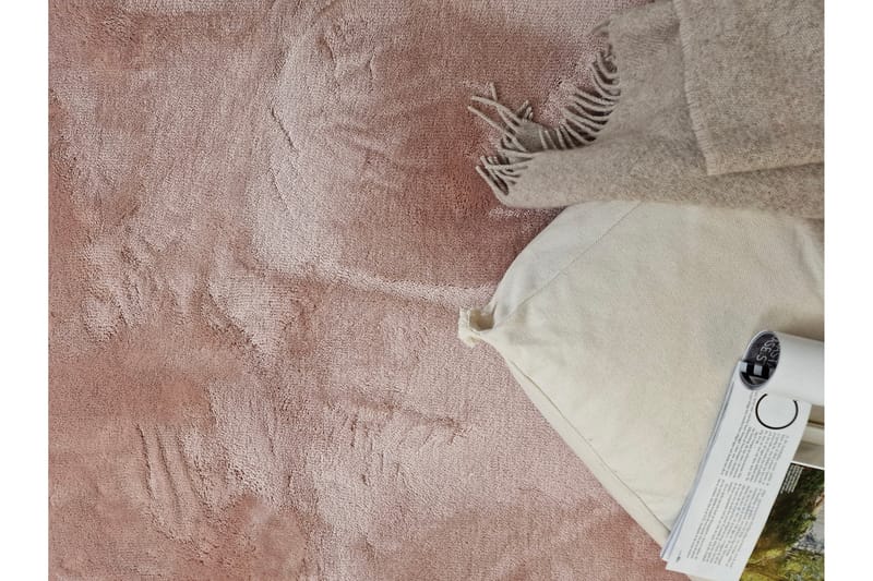 Cozy Ryamatta 160x230 cm Rektangulär - Rosa - Textilier & mattor - Mattor - Modern matta - Ryamattor