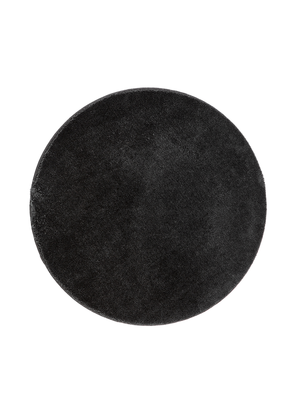 cozy ryamatta 200 cm rund - svart