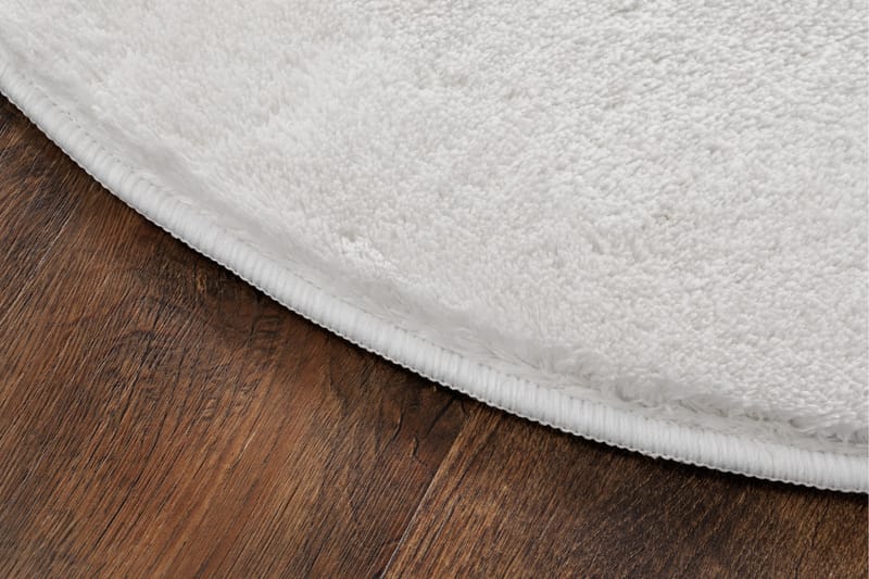 Cozy Ryamatta 200 cm Rund - Vit - Textilier & mattor - Mattor - Modern matta - Ryamattor