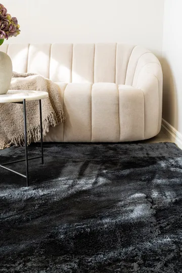 Cozy Ryamatta 200x290 cm Rektangulär - Svart - Textilier & mattor - Mattor - Modern matta - Ryamattor