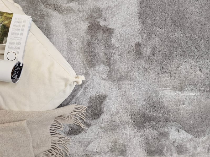 Cozy Ryamatta 240x340 cm Rektangulär - Silver - Textilier & mattor - Mattor - Modern matta - Ryamattor