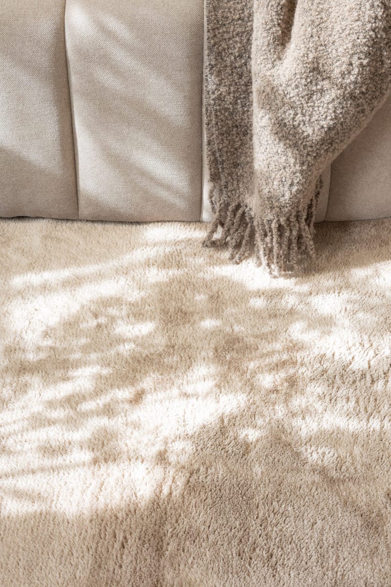 Cozy Ryamatta 60x120 cm Rektangulär - Linne - Textilier & mattor - Mattor - Modern matta - Ryamattor