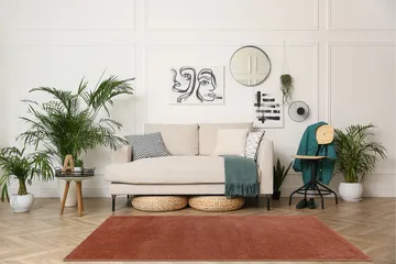 Sheraton Ryamatta Rektangulär 140x200 cm - Terracotta - Textilier & mattor - Mattor - Modern matta - Ryamattor