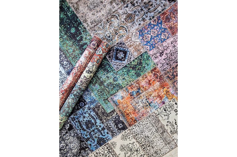 Shiraz Wiltonmatta 80x300 cm Oval - Lila - Textilier & mattor - Mattor - Modern matta - Friezemattor