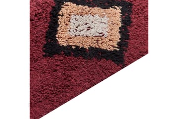 Siirt Bomullsmatta 160x230 cm - Röd - Textilier & mattor - Mattor - Modern matta - Bomullsmattor