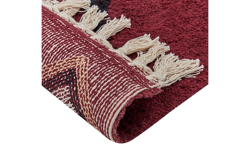 Siirt Bomullsmatta 160x230 cm - Röd - Textilier & mattor - Mattor - Modern matta - Bomullsmattor