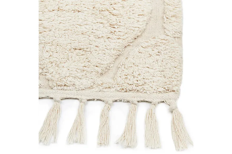 Silchar Bomullsmatta 140x200 cm - Beige - Textilier & mattor - Mattor - Modern matta - Bomullsmattor