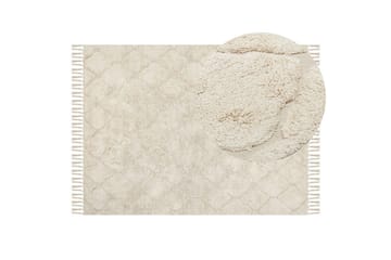 Silchar Bomullsmatta 140x200 cm - Beige - Textilier & mattor - Mattor - Modern matta - Bomullsmattor