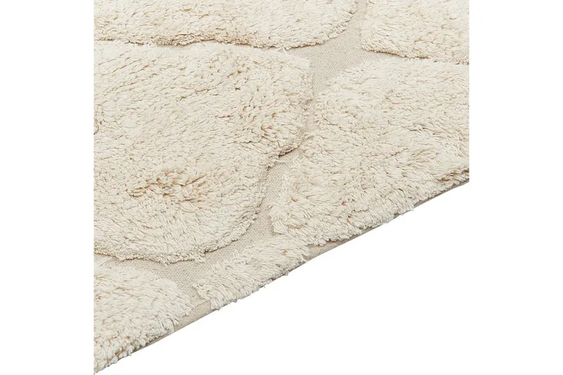 Silchar Bomullsmatta 140x200 cm - Beige - Textilier & mattor - Mattor - Modern matta - Bomullsmattor