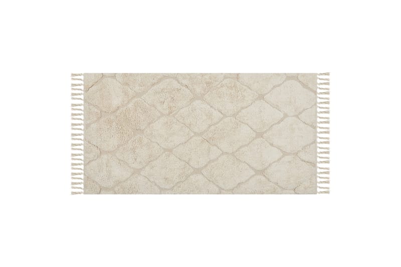Silchar Bomullsmatta 80x150 cm Beige