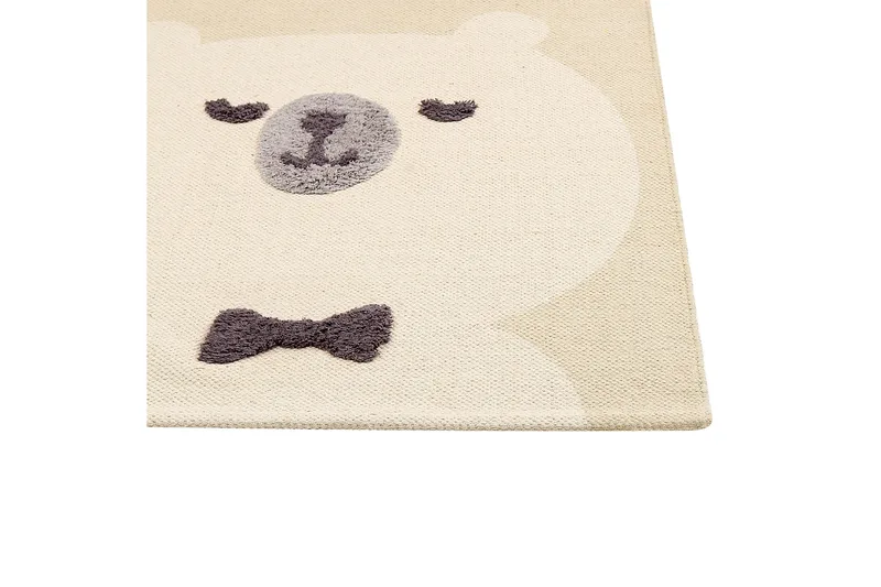 Simau Bomullsmatta 80x150 cm - Beige - Textilier & mattor - Mattor - Modern matta - Bomullsmattor