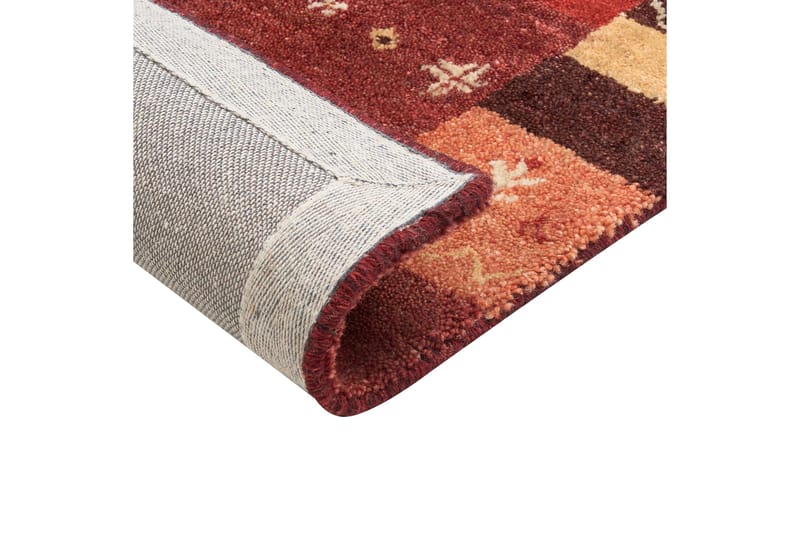 Sinanli Ryamatta 140x200 cm - Röd - Textilier & mattor - Mattor - Modern matta - Ullmattor