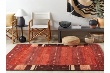 Sinanli Ryamatta 160x230 cm - Röd - Textilier & mattor - Mattor - Modern matta - Ullmattor