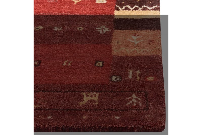 Sinanli Ryamatta 160x230 cm - Röd - Textilier & mattor - Mattor - Modern matta - Ullmattor