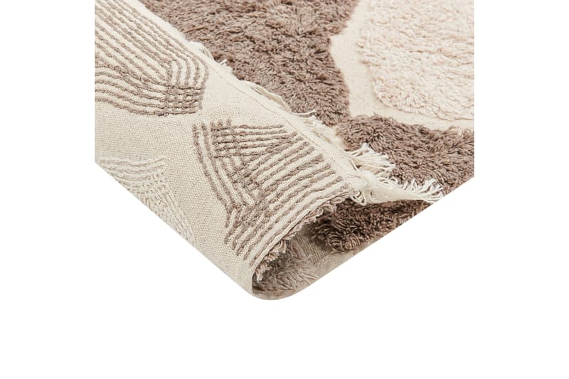 Sinop Bomullsmatta 140x200 cm - Brun - Textilier & mattor - Mattor - Modern matta - Bomullsmattor