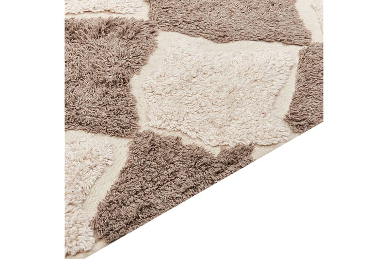 Sinop Bomullsmatta 160x230 cm - Brun - Textilier & mattor - Mattor - Modern matta - Bomullsmattor