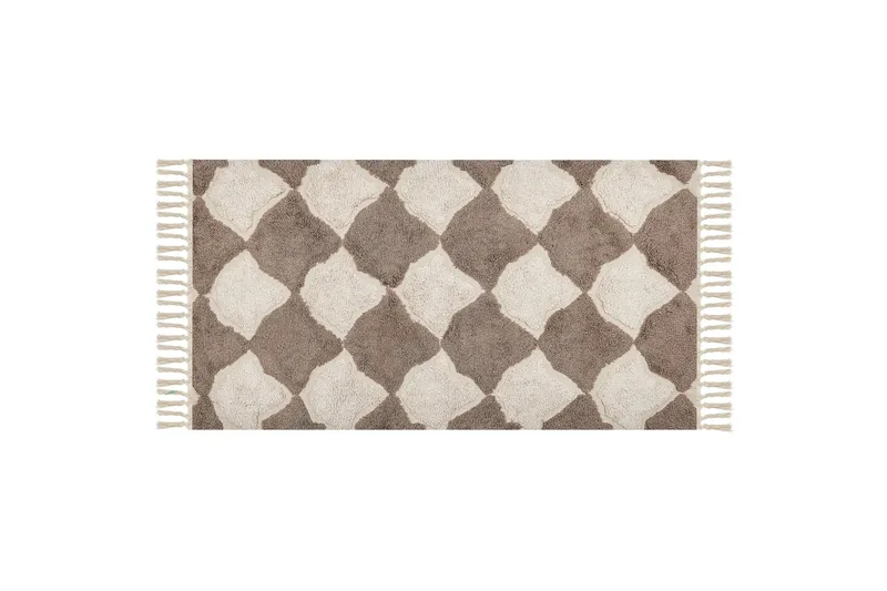 Sinop Bomullsmatta 80x150 cm, Brun
