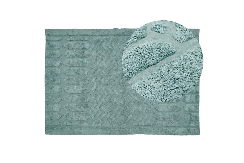 Sirnak Ryamatta 140x200 cm - Grön - Textilier & mattor - Mattor - Modern matta - Ryamattor