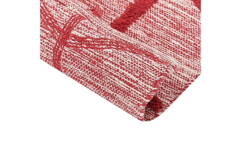 Sivas Bomullsmatta 140x200 cm - Röd - Textilier & mattor - Mattor - Modern matta - Bomullsmattor