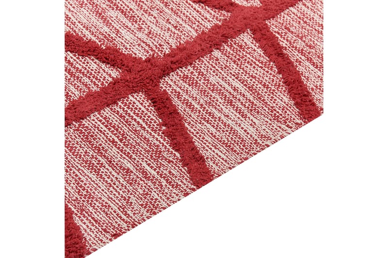 Sivas Bomullsmatta 140x200 cm - Röd - Textilier & mattor - Mattor - Modern matta - Bomullsmattor