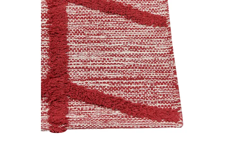 Sivas Bomullsmatta 160x230 cm - Röd - Textilier & mattor - Mattor - Modern matta - Bomullsmattor
