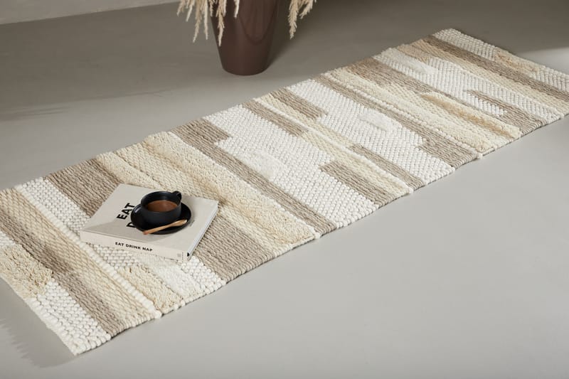Sixten Ullmatta 70x200 cm - Beige - Textilier & mattor - Mattor - Modern matta - Ullmattor
