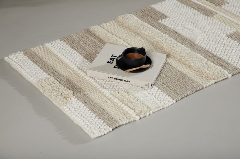 Sixten Ullmatta 70x200 cm - Beige - Textilier & mattor - Mattor - Modern matta - Ullmattor