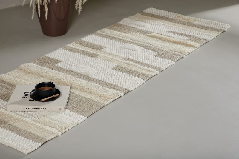 Sixten Ullmatta 70x200 cm - Beige - Textilier & mattor - Mattor - Modern matta - Ullmattor