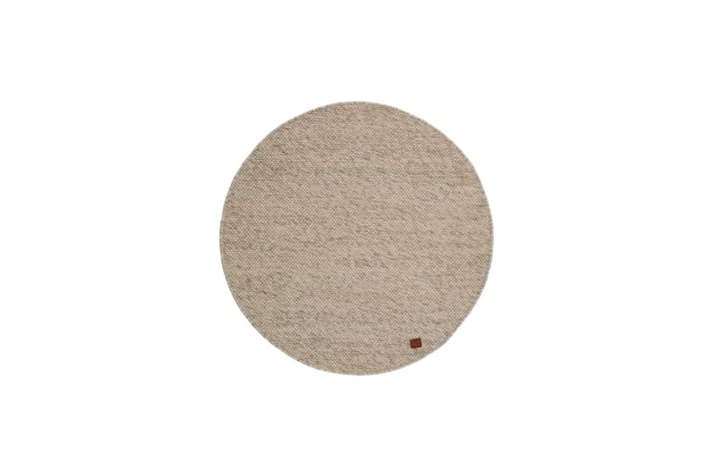 Skagen Ullmatta 160 cm Rund, Sandmelange