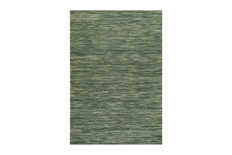Skagen Ullmatta 160x230 cm Rektangulär, Grönmelange