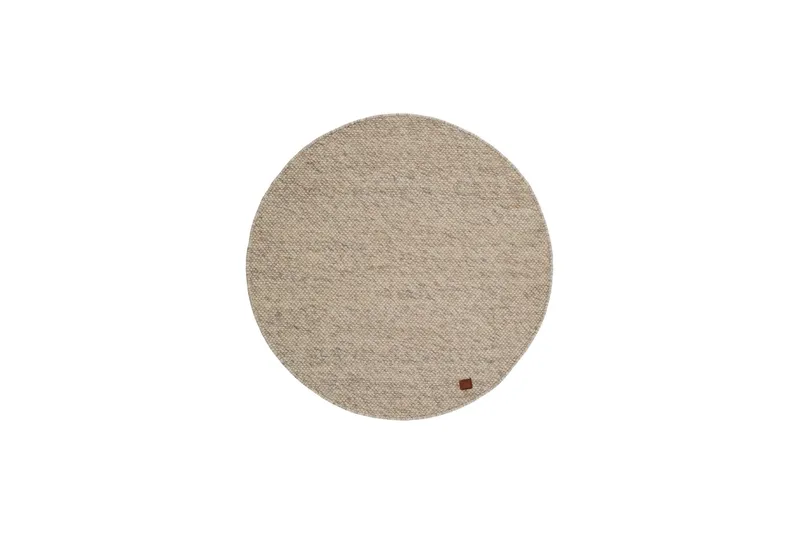 Skagen Ullmatta 300 cm Rund, Sandmelange