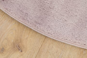 Soft Wiltonmatta 160 cm Rund - Rosa - Textilier & mattor - Mattor - Modern matta - Friezemattor