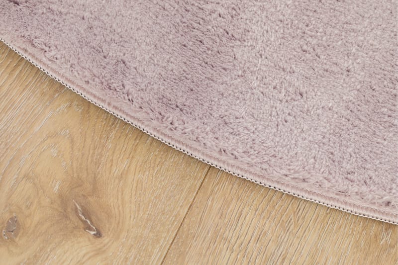 Soft Wiltonmatta 200 cm Rund - Rosa - Textilier & mattor - Mattor - Modern matta - Friezemattor