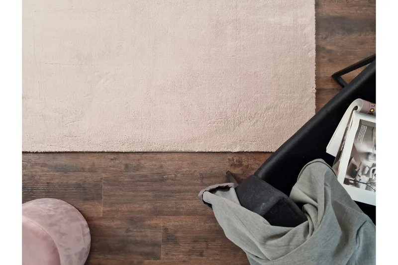 Soft Wiltonmatta 80x230 cm Oval - Rosa - Textilier & mattor - Mattor - Modern matta - Friezemattor