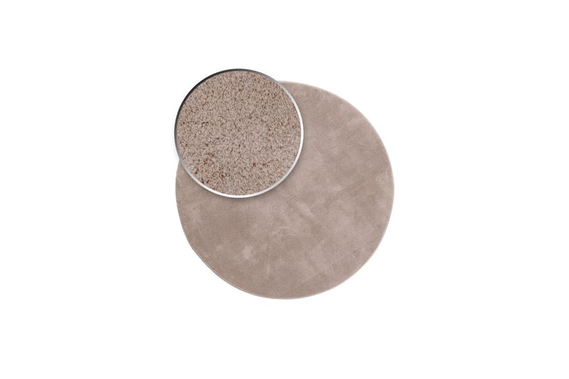 Soft Wiltonmatta Rund 160 cm - Greige - Textilier & mattor - Mattor - Modern matta - Friezemattor