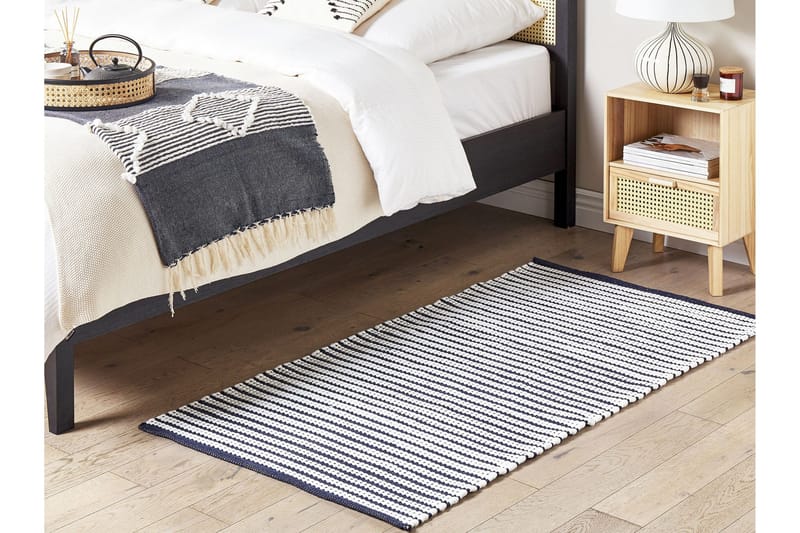 Sofulu Ryamatta 80x150 cm - Vit - Textilier & mattor - Mattor - Modern matta - Bomullsmattor