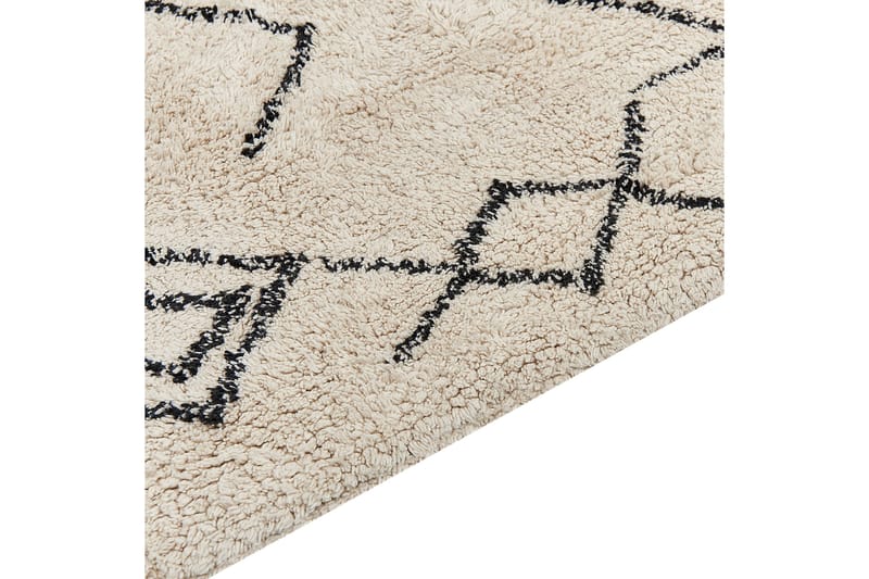 Somek Bomullsmatta 160x230 cm - Beige - Textilier & mattor - Mattor - Modern matta - Bomullsmattor