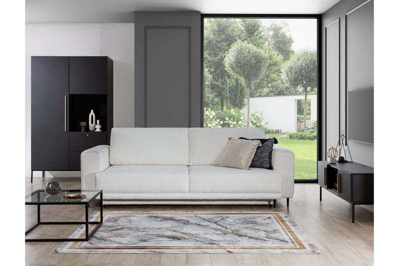 Squitta Ryamatta Rektangulär 220x160 cm - Grå - Textilier & mattor - Mattor - Modern matta - Ryamattor