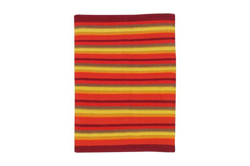 STRIPE Bomullsmatta 50x80 cm Orange - Trasmattor