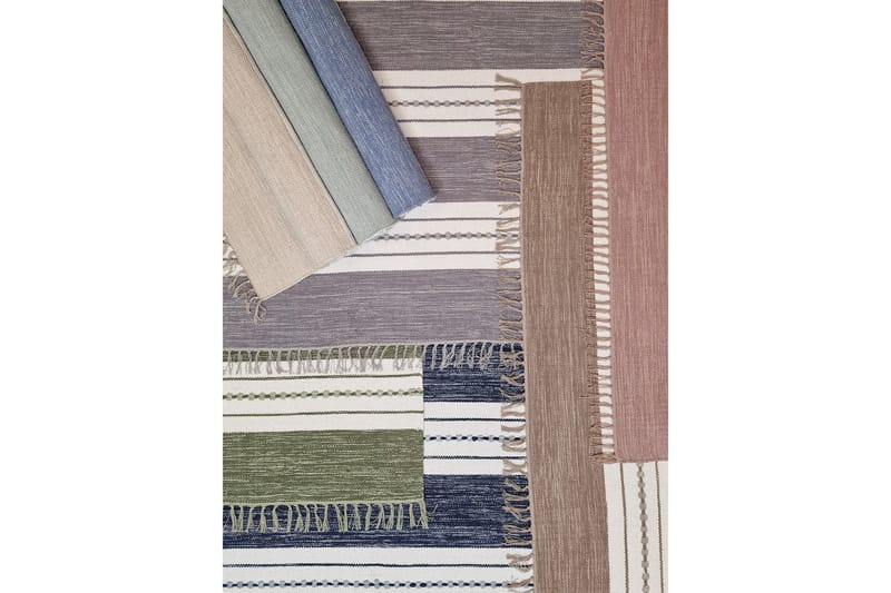 Sund Bomullsmatta 140x200 cm Rektangulär - Natur - Textilier & mattor - Mattor - Modern matta - Bomullsmattor