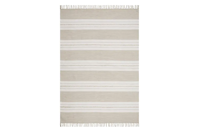 Sund Bomullsmatta 140x200 cm Rektangulär, Natur