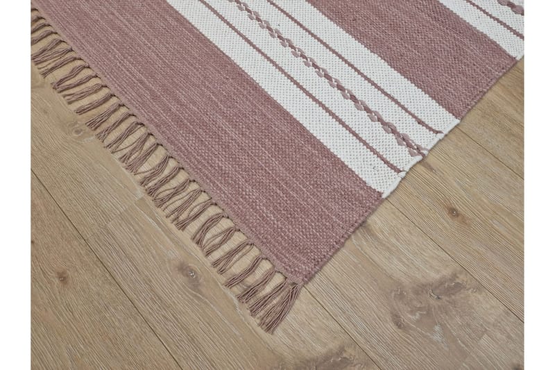 Sund Bomullsmatta 140x200 cm Rektangulär - Rosa - Textilier & mattor - Mattor - Modern matta - Bomullsmattor