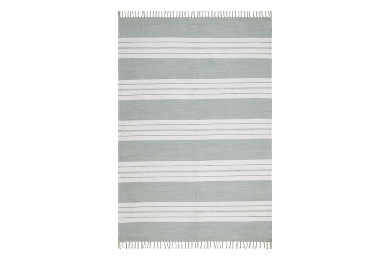 Sund Bomullsmatta 160x230 cm Rektangulär, Ljusgrön