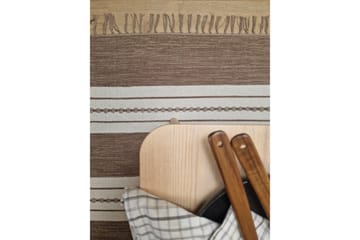 Sund Bomullsmatta 160x230 cm Rektangulär - Mörkbeige - Textilier & mattor - Mattor - Modern matta - Bomullsmattor