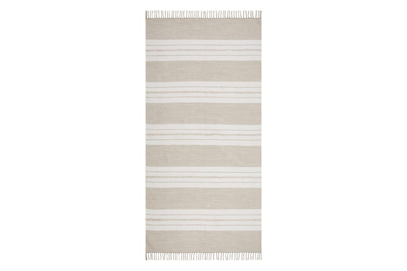 Sund Bomullsmatta 75x150 cm Oval - Natur - Textilier & mattor - Mattor - Modern matta - Bomullsmattor