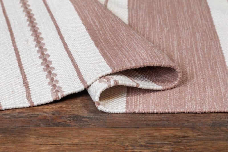 Sund Bomullsmatta 75x150 cm Oval - Rosa - Textilier & mattor - Mattor - Modern matta - Bomullsmattor