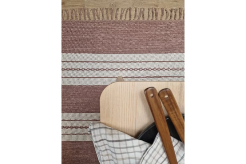 Sund Bomullsmatta 75x150 cm Oval - Rosa - Textilier & mattor - Mattor - Modern matta - Bomullsmattor