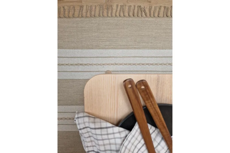 Sund Bomullsmatta 75x280 cm Oval - Natur - Textilier & mattor - Mattor - Modern matta - Bomullsmattor