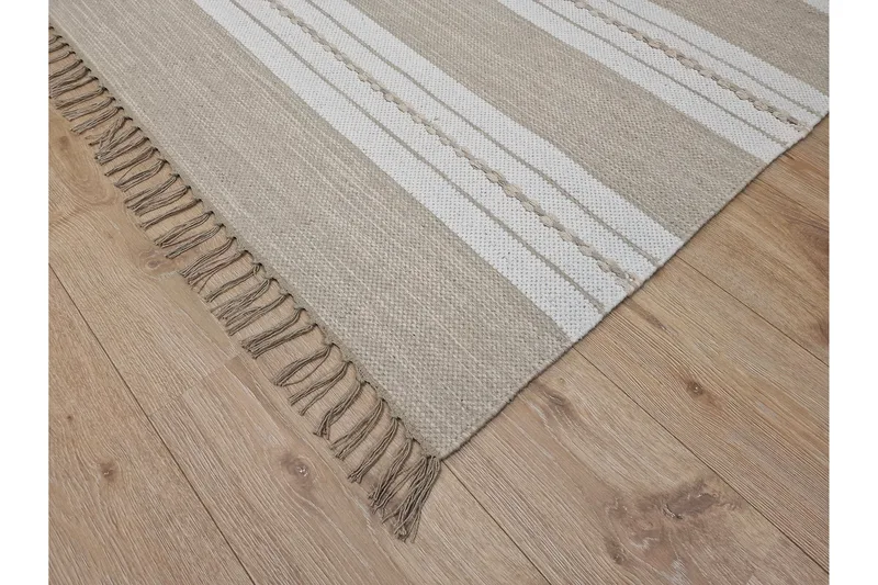 Sund Bomullsmatta 75x280 cm Oval - Natur - Textilier & mattor - Mattor - Modern matta - Bomullsmattor